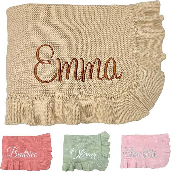 personalized baby blanket